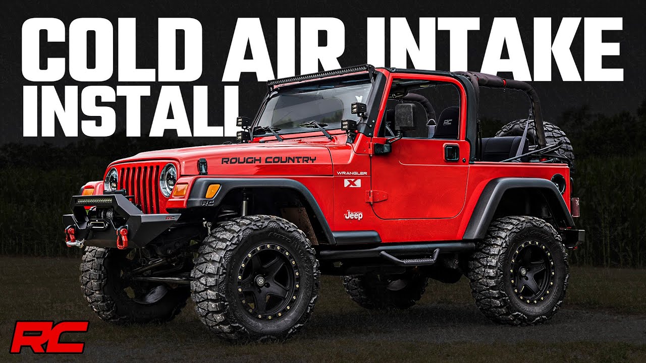 Installing Cold Air Intake on Jeep Wrangler TJ - YouTube