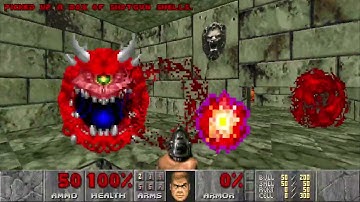 Ultimate Doom E2M9 Nightmare! 100% Secrets in 6.80 (Unity Port)