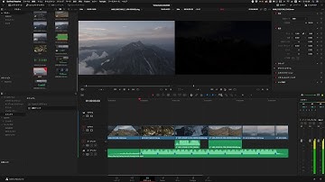 DaVinci Resolve講座 第4回 実践テクニック編「エディット」ページ：タイムライン上で素早くフェードイン・フェードアウトを設定