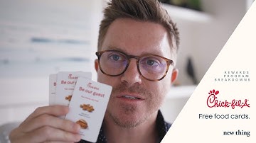 New Thing Co - Rewards Program Breakdowns - Chick-Fil-A free food cards
