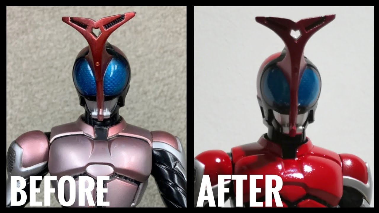 Kamen Rider Kabuto Paint Restoration One Sixth Scale - YouTube