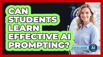 Can Students Learn Effective AI Prompting?