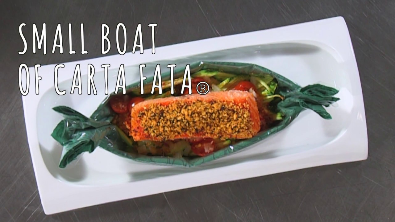 Carta Fata wrapped sea food Stock Photo - Alamy