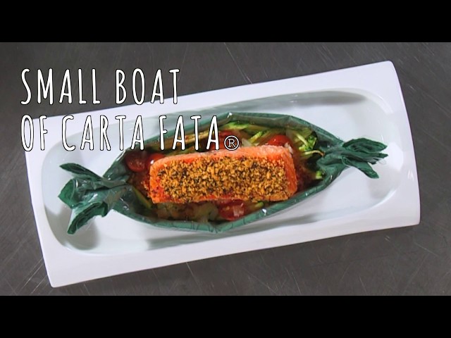 Small boat of Carta Fata® - Decorfood Italy 