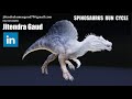 Spinosaurus Run Cycle | #spinosaurus #irex #dinosaur #trex #running  #jurassicpark