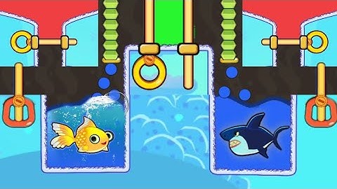 save the fish / pull the pin level android games save fish game pull the pin puzzle / android game