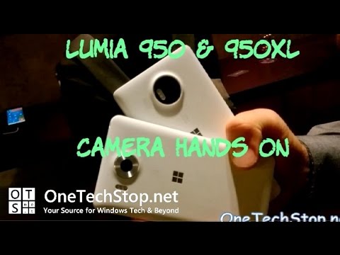 Lumia 950 and 950XL Camera Hands On