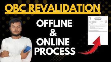 "বাংলায় শিখে নিন OBC রি-ভ্যালিডেশনের পুরো প্রক্রিয়া" ll OBC REVALIDATION ONLINE & OFFLINE PROCESS