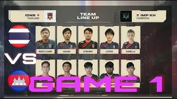 IDNS VS IMP -  GAME 1 [FILIPINO SHOUTCAST| | IDONOTSLEEP VS IMPUNITY KH | MSC 2021