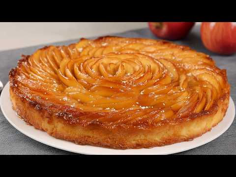 Der berühmte 4 Esslöffel Apfelkuchen, der in ihrem Mund schmilzt! Einfach und lecker