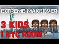 3 KIDS 1 SMALL NYC ROOM | ROOM MAKEOVER | ROOM TOUR