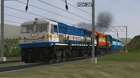 GOC WDP4D + ERS WDM3A + WAG7 | MSTS OPEN RAILS