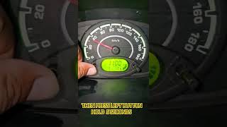 How To Reset Chevrolet Spark Trip Meterhow To Reset Chevrolet Beat Trip Mode