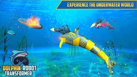 Space Robot Transform Dolphin Robot Game Android Gameplay#10