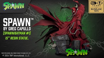 NEW Spawn™ by Greg Capullo (Spawn/Batman #01) Resin Statue | Action Figure Showcase