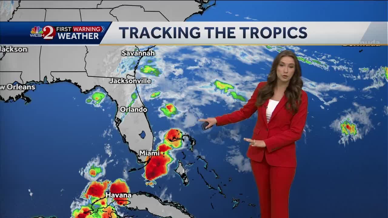 On and off rain Wednesday as non-tropical low is set to form - YouTube