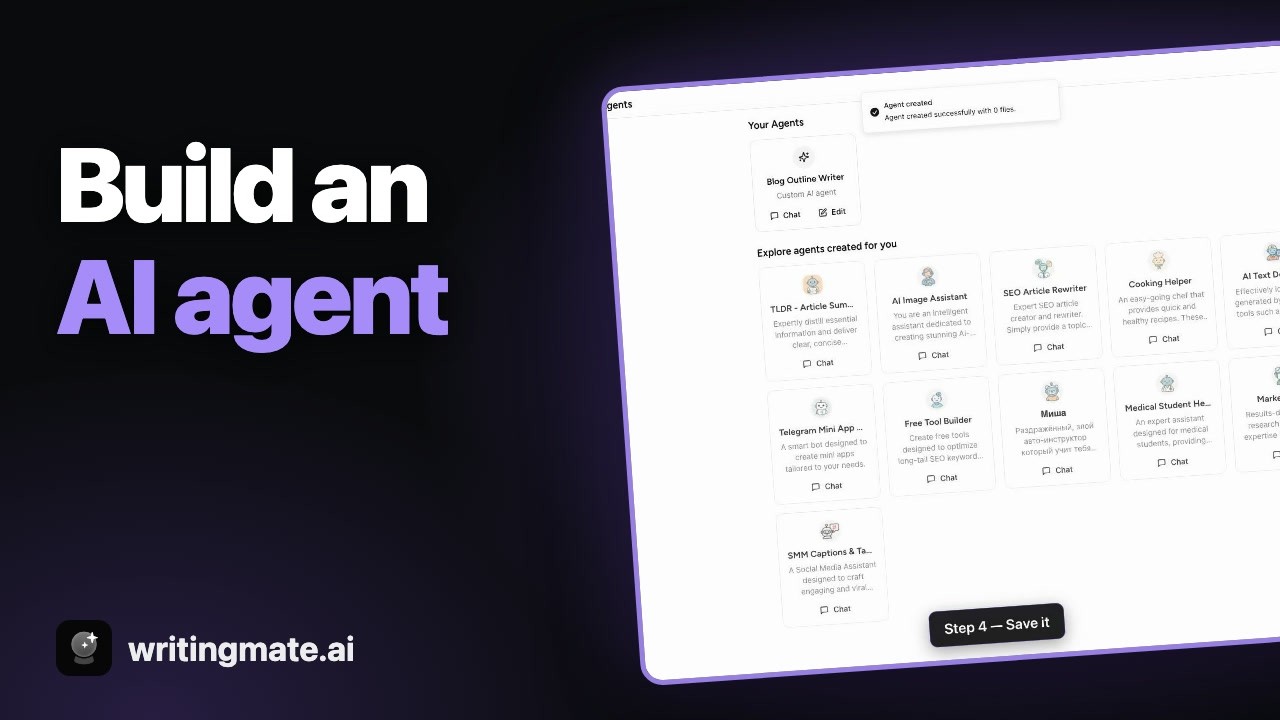 How to Create an AI Agent (No Code) — 2-Minute Setup