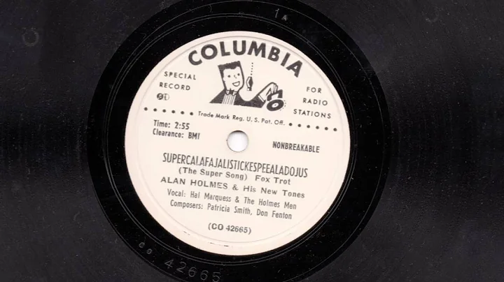 Super Song by Gloria Parker performed by Alan Holmes