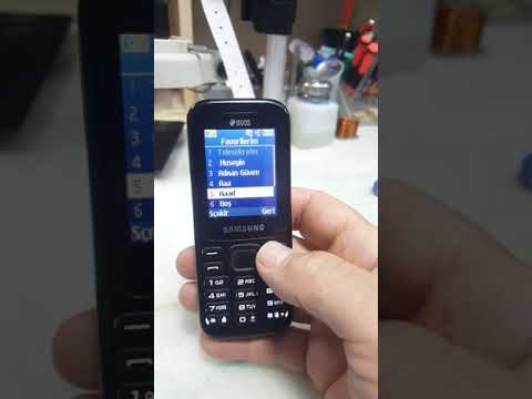 Samsung B310 B320 tek tuş ile hızlı aram//  one-touch speed dial