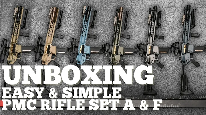 Unboxing the 1/6 scale NEW Easy & Simple PMC Rifle Sets