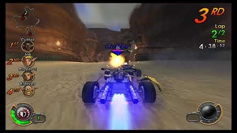 Beachfront Drive w/ Rayn (Exhibition, Circuit Race) - Jak X: Combat Racing PS4