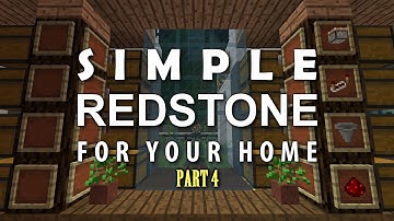 Minecraft: Redstone For Your Home #4 - Button Activated Nether Portal, Item Display