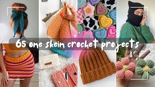 What to Crochet with One Skein [65 PROJECTS YOU'LL *ACTUALLY* WANT TO MAKE] by TL Yarn Crafts 437,746 views 8 months ago 16 minutes