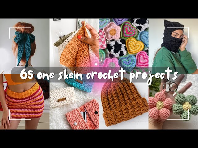 What to Crochet with One Skein [65 PROJECTS YOU'LL *ACTUALLY* WANT TO MAKE]  