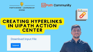 Creating Hyperlinks In UiPath Action Center Form Task