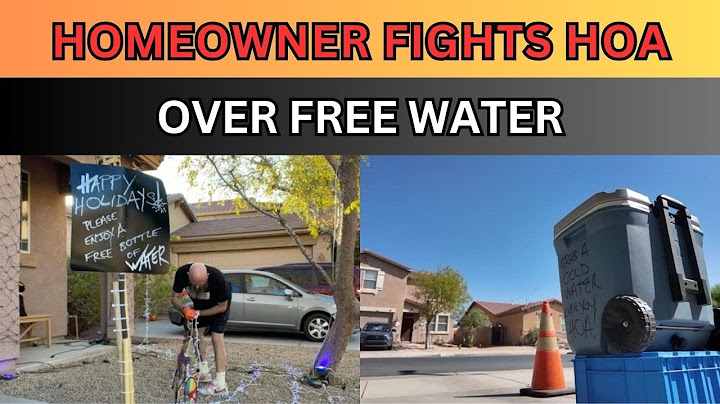 Homeowner fined for handing out free water now raising $50K for legal battle with HOA