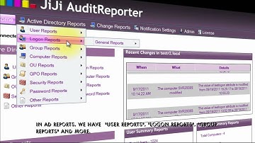 JiJi Audit Reporter  Active Directory Change Auditing & Reporting Solution With JiJi Technologies.