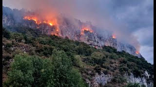 Isère : le point sur l'incendie en cours à Voreppe, qui a déjà ravagé 85 hectares