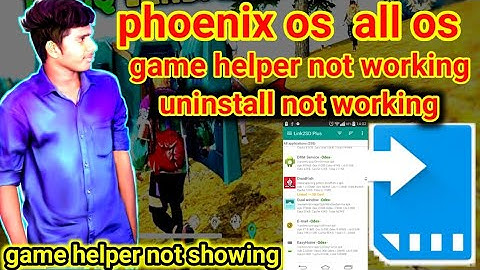 phoenix os link2sd not working in tamil 2021|game helper not uninstall problem in tamil||#phoenixrog