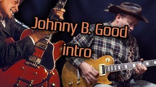 Как играть интро Johnny B. Good - Chuck Berry!!! Разбор и табы!