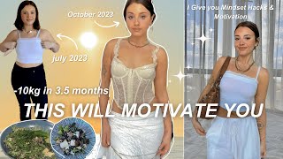 I Lost 10kg in 3.5 months & balanced my hormones  this is how I did it | GLOW UP MINDSET HACKS