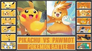 PIKACHU vs PAWMOT | Pokémon Scarlet & Violet Battle