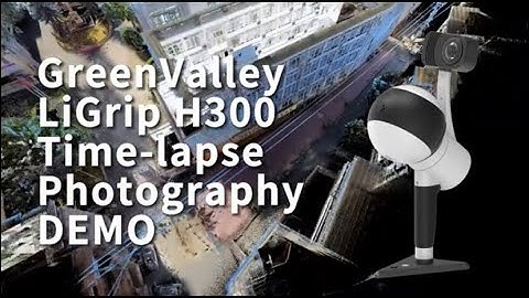 LiGrip H300 | Handheld Rotating Laser Scanner | Time-lapse photography Demo