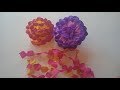 Flores de papel crepe con la "Tecnica de dulce"  (Crepe paper flowers with the "sweet technique")