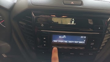 Isuzu Dmax bluetooth pairing