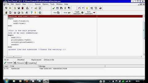 pascal tutorial- 11 Funtions