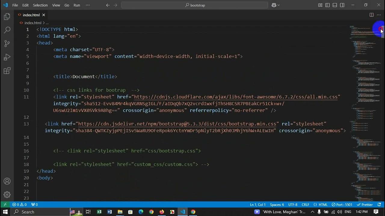 How to create website using bootstrap by manzoor khan17 youtube