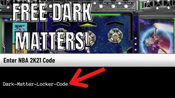 NEW DARK MATTER LOCKER CODE! NBA 2k21 My Team Locker Code