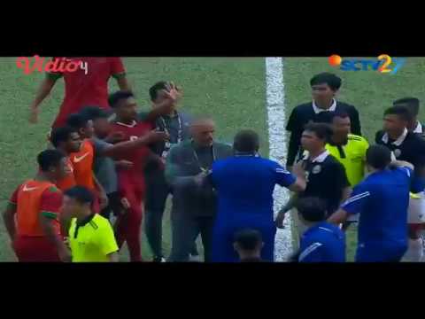 KERIBUTAN!! Pemain Indonesia vs Kamboja Usai Pertandingan Sepak Bola Sea Games 2017
