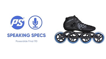 Powerslide Final 110 Racing Inline skates