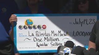 DTLA mini market presented with $1M check after selling willing Powerball ticket