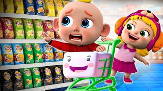 Grocery Store🛒 Baby Goes Shopping Song + Finger Family Song and More Nursery Rhymes & Kids Songs