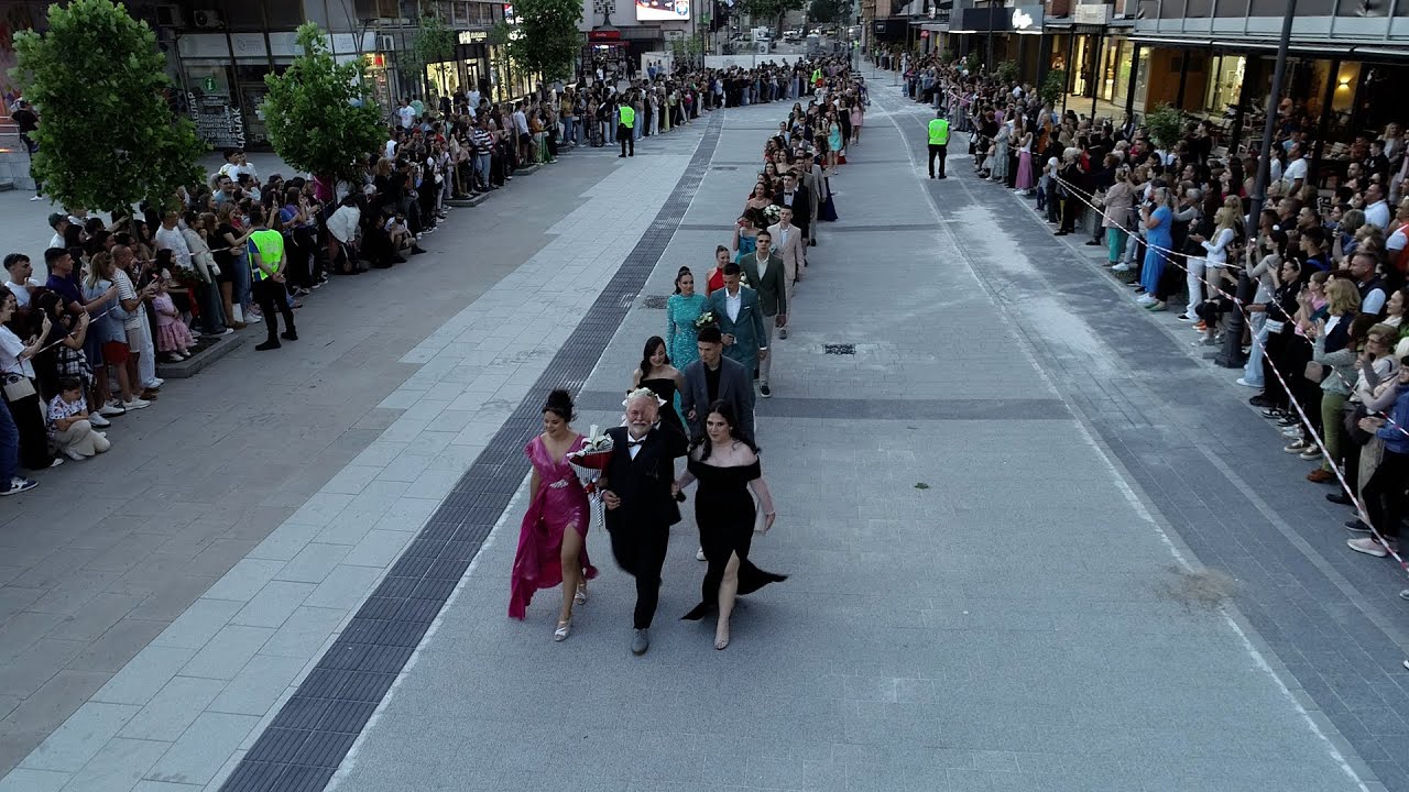 Defile maturanata Gimnazije Čačak, generacija 2023/2024.