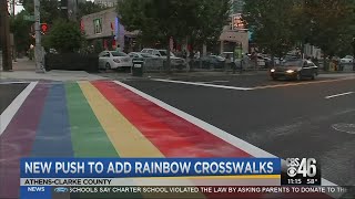 Athens community petitions for rainbow crosswalk