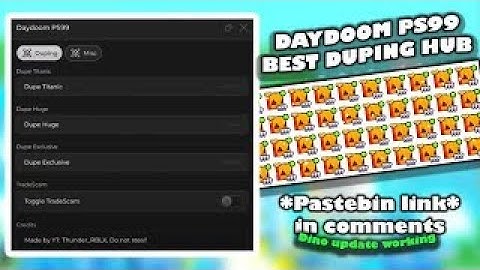 🦕DINO🔥  WORKING DUPE SCRIPT   PET SIMULATOR 99   FREE   UNPATCHED!