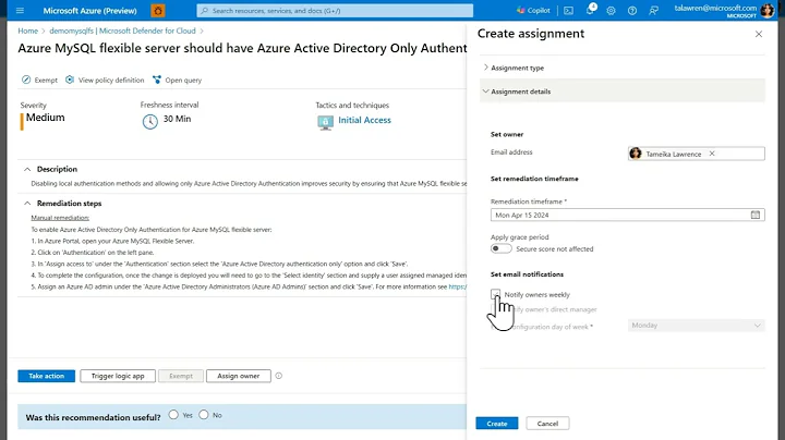 Microsoft Defender for Cloud support for MySQL - Flexible Server - GA